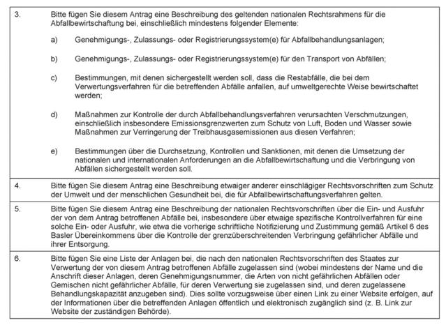 AbfallverbringungsVO Anhang VIII-4